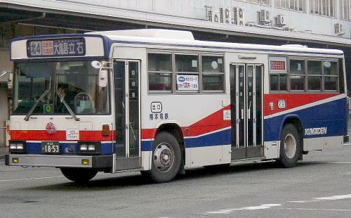 熊本電鉄バス新塗装